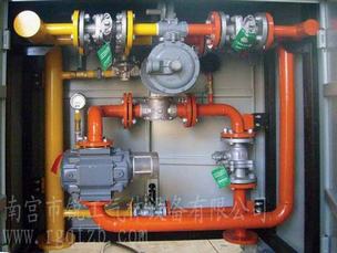 Установка регулирования и измерения давления газа